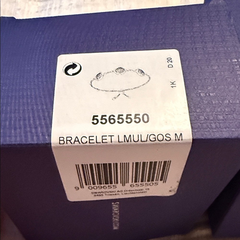 Swarovski Tahlia Bracelet with Gold and Multicolor Crystals brand new in box - Picture 4 of 5